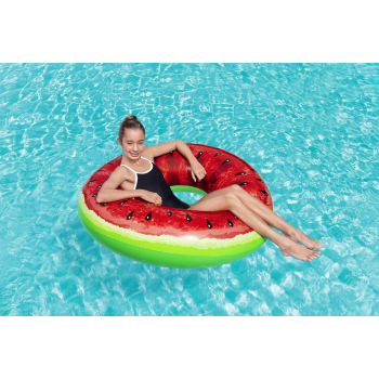 Owocowe Koło dmuchane do pływania Arbuz dla dzieci 12+ i dorosłych BESTWAY 119cm